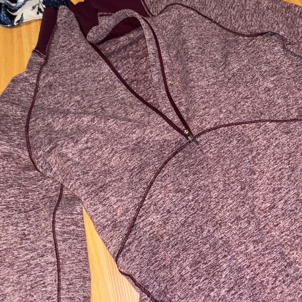 lululemon athletica Maroon Varsity Jacket